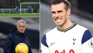 Durante un entrenamiento, Mourinho le pidió a Bale que rendiera al máximo para poder seguir en el Tottenham.