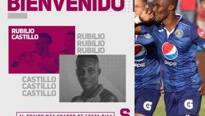 A sus 27 años, Rubilio Castillo, máximo artillero en la historia de Motagua, vivirá su segunda experiencia en el extranjero.