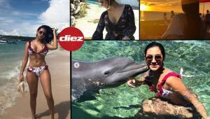 La guapa presentadora hondureña Gabriela Salazar se fue a Colombia a pasar sus vacaciones de Feriado Morazánico y ha compartido las fotos en sus redes sociales.