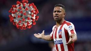 Renan Lodi, positivo por coronavirus en el Atlético.