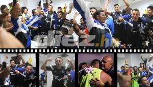 El Honduras Progreso formó una fiesta en los camerinos del estadio Nacional tras eliminar al Olimpia y los jugadores le dedicaron la clasificación a Vargas.
