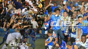 La celebración de Diego Vázquez, las lágrimas de los jugadores del Honduras Progreso y la locura de los hinchas en las calles de la capital, se destacaron anoche en la gran final de la Liga Nacional.