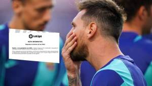 La Liga de España no ha tardado mucho para responder al comunicado lanzado por los Messi.