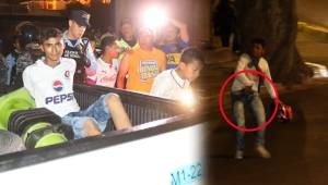 La Policía detuvo a varios aficionados del Olimpia que protagonizaron pelea en las afueras del estadio Nacional.