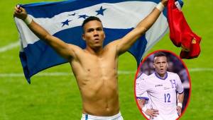 El futbolista hondureño Arnold Peralta fue asesinado el 10 de diciembre del 2015 en La Ceiba. Aquí celebrando con la Selección en los Juegos de Londres 2012.