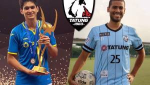 Elías Argueta y Luis Fernando Galo son dos futbolistas hondureños que juegan con el Taipei Tatung FC de Taiwán.