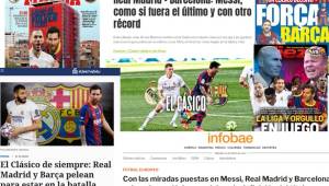 Estas son las portadas previas al Clásico entre Real Madrid y FC Barcelona. Messi gran protagonista.