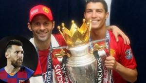 Cristiano Ronaldo fue compañero y es amigo personal de Ryan Giggs.