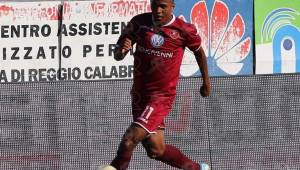 El hondureño Rigoberto Rivas jugó los segundos 45 minutos en el triunfo del Reggina ante Potenza Calcio.