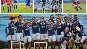 Honduras comenzó sus trabajo de preparación de cara al Preolímpico de Concacaf que se jugará en Guadalajara. Fotos @FenafuthOrg