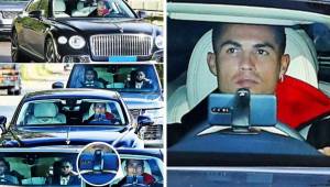 Cristiano Ronaldo ha sorprendido a sus fanáticos con su nuevo auto. El portugués llegó al entrenamiento del Manchester United montado en este espectacular vehículo y con seguridad privada.