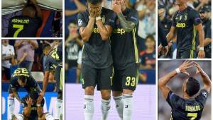 Cristiano Ronaldo recibió su primera tarjeta roja en Champions League al minuto minuto 29 del juego Valencia-Juventus en Champions League. El luso se marchó del campo en llanto. Acá las imágenes del momento.
