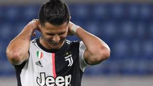 Cristiano Ronaldo se mostró dolido por poder conquistar otro título con la Juventus.