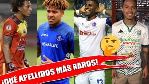 Hay muchos jugadores hondureños que tienen un apellido bastantes curiosos. ¡Conócelos!