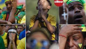 El dolor y sufrimiento de los cariocas fue notorio, llanto desde niños hasta los mayores, las imágenes son conmovedoras.
