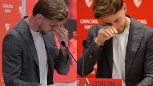 Las lágrimas de Rakitic en su despedida del Sevilla.