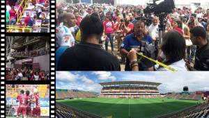 URGENTE: Miles de aficionados fueron desalojados de emergencia del estadio Ricardo Saprissa de Costa Rica por amenaza de bomba cuando se realizaba un partido contra el Grecia.