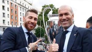 Sergio Ramos dice que Zidane deja un legado imborrable en el Real Madrid.