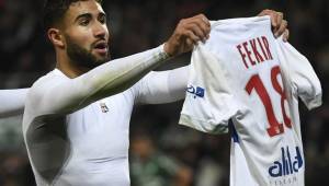 Nabil Fekir causó malestar entre los aficionados del Saint-Étienne.