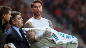Sergio Ramos vuelve a sufrir una lesión en el tabique nasal