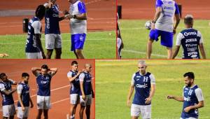 Todo es tranquilidad en los entrenamientos de la Selección de Honduras previo al juego ante Chile el martes en el estadio Olímpico. Fotos Yoseph Amaya.