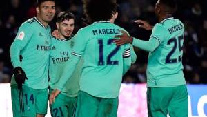 Real Madrid ha tenido que sudar más de la cuenta para superar al Unionista de la tercera división de España en Copa del Rey. FOTOS: AFP