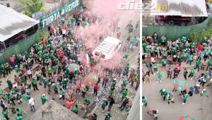 La furia verde no se quiso perder la final de su equipo ante Olimpia.