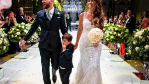 Lionel Messi y Antonella Roccuzzo se casaron el pasado viernes en Rosario, Argentina.
