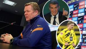 Koeman fue claro con el tema de Erling Haaland y un posible fichaje por el Barcelona.