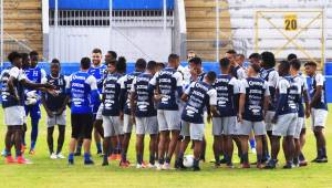 La Selección de Honduras a nivel Sub-23 estará trabajando en San Pedro Sula de cara al Preolímpico de Concacaf. Fotos DIEZ