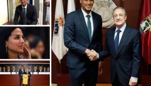 Te presentamos las mejores imágenes de la presentación oficial de Areola como el nuevo portero del Real Madrid. Marrion, su esposa, se robó las miradas. FOTOS: AFP, realmadrid.com y AS.