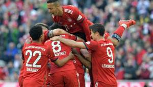 Gran victoria del Bayern Munich que vuelve a la cima en la tabla de posiciones superando al Dortmund.