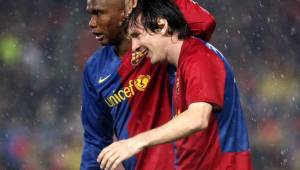 Lionel Messi se pronunció en las redes sociales sobre el retiro de Samuel Eto'o.