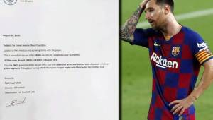 Una oferta de 220 millones de euros del Manchester City por el fichaje de Messi comenzó a circular por redes sociales.