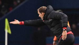 Tuchel dirigiendo uno de sus encuentros con el PSG en la Ligue 1