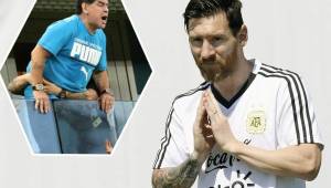 Diego Maradona dice que Argentina tiene jugadores de experiencia pero le hace falta un líder que la conduzca. Cree que Messi puede ganar el Mundial.