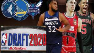 Timberwolves, Warriors y Hornets son las franquicias que abrirán el telón del Draft 2020 de la NBA.