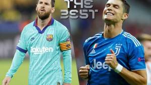 Lionel Messi y Cristiano Ronaldo fueron dos de los tres finalistas en el Premio The Best.