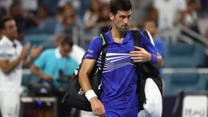 El tenista serbio Novak Djokovic fue sorprendido por el español Roberto Bautista en el Masters 1.000 de Miami.