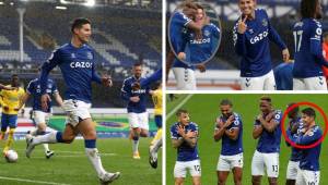 Everton derrotó al Brighton en la Premier League y James Rodríguez marcó un doblete y dio una asistencia. Las fotos del colombiano en el partido, en Inglaterra recuperó la felicidad.