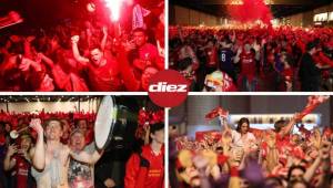 ¡Infierno Rojo! Liverpool convirtió Madrid en una caldera tras conseguir la sexta Champions League de su historia. Aquí las fotografías.