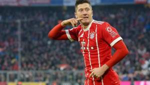 El delantero Robert Lewandowski ha marcado más de 100 goles con el Bayern Munich desde 2014.
