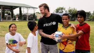 Beckham es acusado de que se unió a Unicef para un beneficio propio.