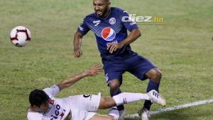 Mayorquín ha venido jugando como el contención titular de Motagua. Foto: Neptalí Romero.