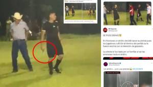 Así reaccionó la prensa mundial ante el suceso que tuvo lugar en La Jigua, Copán. Un árbitro sacó un arma de fuego tras ser amenazado a golpes de aficionados en partido burocrático.