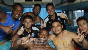 Los jugadores del Honduras Progreso viajaron emocionados a Tegucigalpa para enfrentar la semifinal de vuelta frente al Olimpia. Foto Neptalí Romero