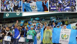 El estadio Banc of California de Los Ángeles se pintó de azul para el partido amistoso entre Guatemala y El Salvador. Acá las imágenes del ambiente.