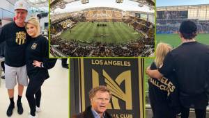 Will Ferrell y Meghan Trainor estuvieron presentes en el estadio de Los Angeles FC.