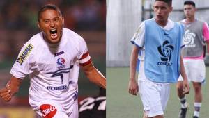 El hijo de Wilmer Velásquez en los entrenamientos del Olimpia donde le sigue los pasos a su padre. Foto cortesía Al Desnudo