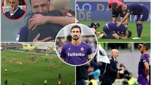 La Fiorentina venció este domingo al Benevento (1-0), en un partido que fue más recordado por el primer triunfo del equipo violeta sin su capitán Davide Astori, quien murió el pasado domingo debido a paro cardiaco. Estas son las tristes imágenes que nos dejó el partido.